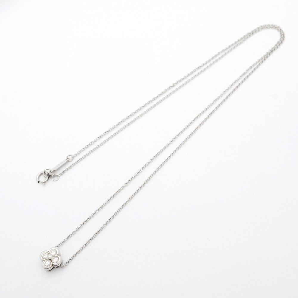 TIFFANY Silver Diamond Necklace - Picture 3 of 8